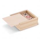 Set Tic Tac Toe in scatola di legno