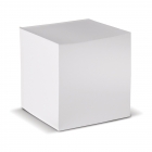 Cube pad white, 10x10x10cm