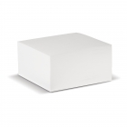 Cube pad white, 10x10x5cm