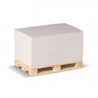Palletblok recycled papier 530 vels 12x8x6cm