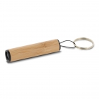 Flashlight keychain bamboo