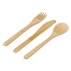 Set di posate di bamboo