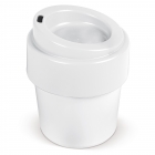 Coffee cup Hot-but-cool with lid 240ml