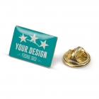 Metal pin, rectangle 19x13mm