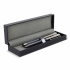 Metal ball pen and roller ball pen set in gift box