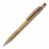 Kugelschreiber Bambus mit Touchpen und Weizenstroh Elementen