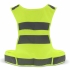 Reflective adjustable sports vest