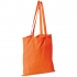 Cotton shoulderbag, long orange