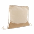 Drawstring bag Jute with cotton cords 38x41cm