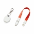Cable de carga de llavero 3 en 