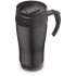 Double walled coffee mug metal 350ml