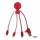 LT41004 - 2081 | Xoopar Mr. Bio Charging cable - Rosso