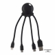 LT41005 - 2087 | Xoopar Eco Octopus GRS Charging cable - Zwart