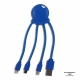 LT41005 - 2087 | Xoopar Eco Octopus GRS Charging cable - Blue
