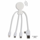 LT41008 - 2099 | Xoopar Mr. Bio Smart Charging cable with NFC - White