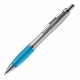 LT80422 - Długopis Hawaï srebrny - srebrno / jasnoniebieski