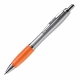 LT80422 - Długopis Hawaï srebrny - srebrno / pomarańczowy