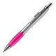 LT80422 - Ball pen Hawaï silver - Silver / Dark pink