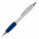 LT80432 - Stylo bille Hawaï blanc - Blanc / bleu foncé