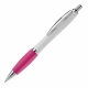 LT80432 - Stylo bille Hawaï blanc - Blanc / rose