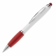 LT80433 - Długopis biały Hawaï stylus - biało / czerwony