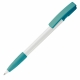 LT80801 - Nash ball pen rubber grip hardcolour - White / Turquoise