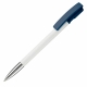 LT80804 - Balpen Nash metal tip hardcolour - Wit / Donker Blauw