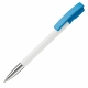 LT80804 - Balpen Nash metal tip hardcolour - Wit / Licht Blauw