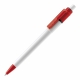 LT80900 - Bolígrafo Baron Colour opaco - Blanco / Rojo