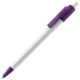 LT80900 - Ball pen Baron Colour hardcolour - White / Purple