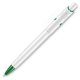 LT80907 - Ball pen Ducal hardcolour - White / Green