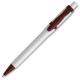 LT80940 - Ball pen Olly hardcolour - White / Dark red