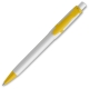 LT80940 - Ball pen Olly hardcolour - White / Yellow