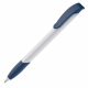 LT87100 - Apollo ball pen hardcolour - White / Dark Blue