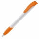LT87100 - Balpen Apollo hardcolour - Wit / Oranje