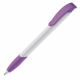 LT87100 - Długopis Apollo (kolor nietransparentny) - biało / purpurowy