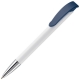 LT87107 - Długopis Apollo - biało / ciemnoniebieski