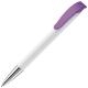 LT87107 - Długopis Apollo - biało / purpurowy
