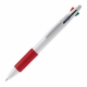 LT87226 - Długopis 4-kolorowy - biało / czerwony