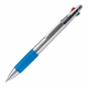 LT87226 - Długopis 4-kolorowy - srebrno / niebieski
