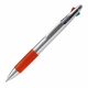 LT87226 - Długopis 4-kolorowy - srebrno / czerwony