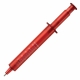 LT87227 - Penna a forma di siringa - Rosso trasparente