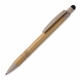 LT87282 - Balpen bamboe en tarwestro met stylus - Beige/Zwart