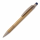 LT87282 - Balpen bamboe en tarwestro met stylus - Beige / Blauw