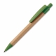 LT87284 - Bolígrafo de bambú con paja de trigo - Verde