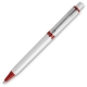 LT87520 - Penna a sfera Raja opaco - Bianco / Rosso