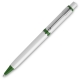 LT87520 - Balpen Raja hardcolour - Wit / Groen