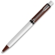 LT87530 - Ball pen Raja Colour hardcolour - Bordeaux / White