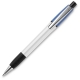 LT87536 - Ball pen Semyr Grip Colour hardcolour - White / Light Blue