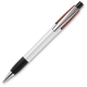 LT87536 - Ball pen Semyr Grip Colour hardcolour - White / Dark red